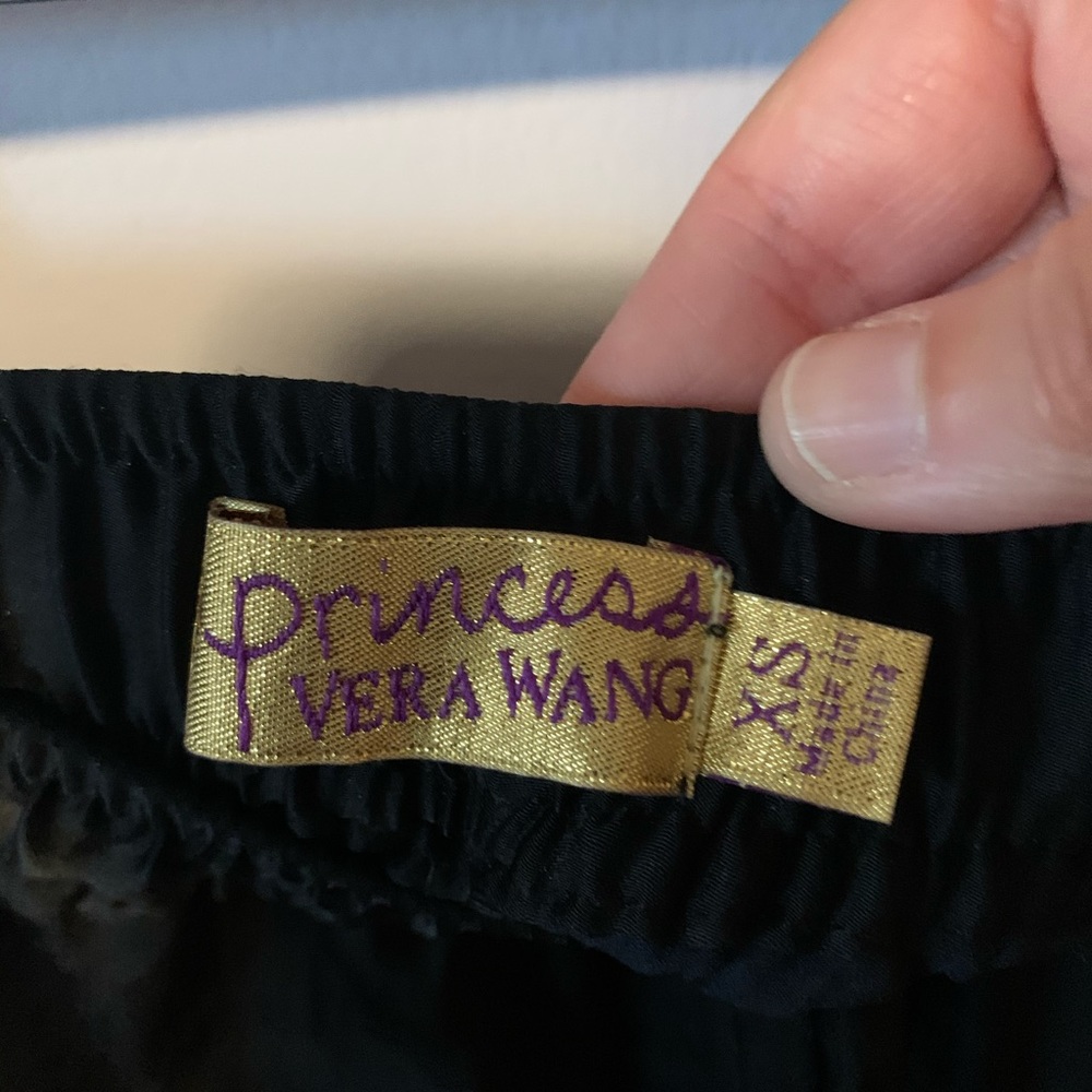 Princess Vera Wang Silk Jogger Pants Black Size XS - Picture 3 of 8